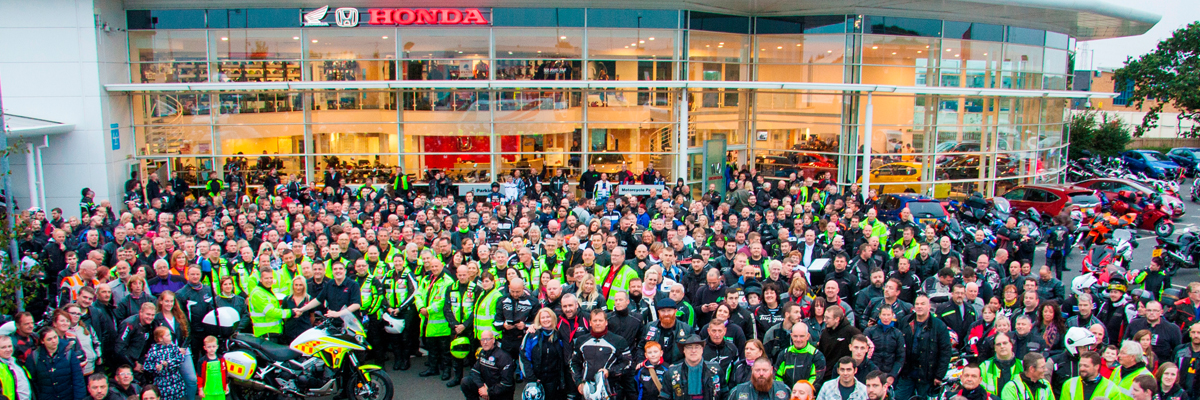 North West Honda Blackpool Illuminations Ride